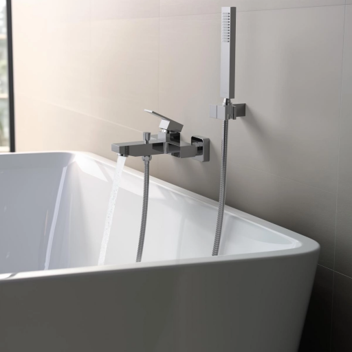 Смеситель для ванны с душем AQUATEK Либра AQ1649CR однорычажный хром